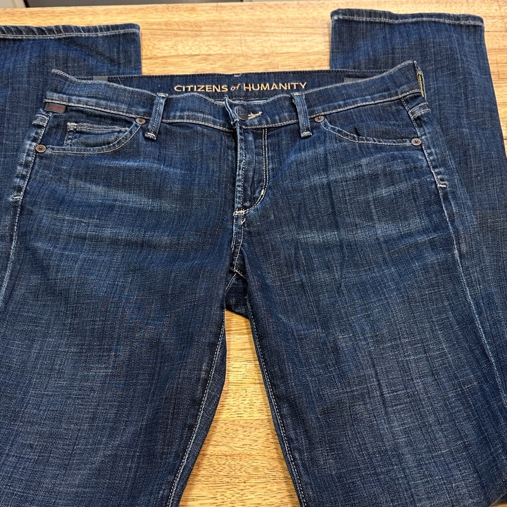 Citizens of Humanity Ava Low Rise, Straight Leg Jeans, Size 4/27